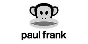 Paul Frank是一个国际知名品牌。它以色彩缤纷、年轻、可爱、时尚感吸引无数狂热粉丝，成为一个全球化的流行潮牌，大嘴猴“Julius”的卡通造型已出现在服饰、鞋、童鞋、童装、儿童卡通书和儿童自行车等各种系列产品上。Paul Frank的商品成功植入了各种热播的影视作品，成为众多明星的宠儿，在世界各地大受欢迎。 